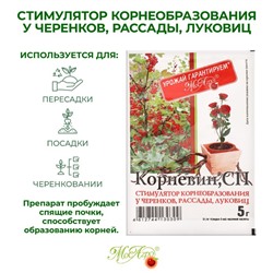 Стимулятор корнеобразования "Корневин", СП, порошок, 5 г