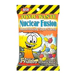 Леденцы Toxic Waste Nuclear Fusion Hazardously Sour Candy 57гр