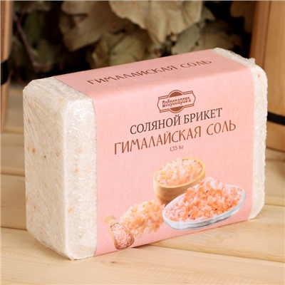 Соляной брикет "Гималайская соль", 1,35 кг "Добропаровъ"