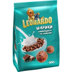 Готовый завтрак "Leonardo" шоколадные шарики , 400 г