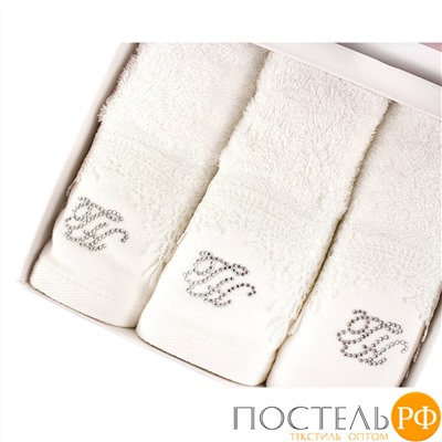 T1211T10047180 Салфетка Tivolyo Home JULIET кремовый 3 предмета