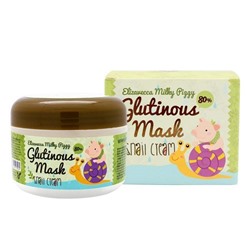 Ночная крем-маска Elizavecca Milky Piggy Glutinous Mask 80% Snail Cream на основе улиточного секретаКорейская косметика по оптовым ценам. Популярные бренды Корейской косметалогии в интернет магазине ooptom.ru.