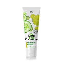 IRIS "Lime&Cucumber" Крем-сатин для рук экстраувлажняющий  сухой кожи 100мл