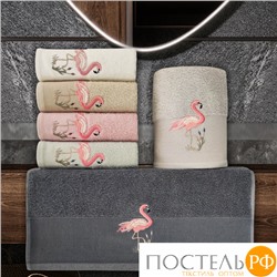 Полотенце Карвен Vip Cotton FLAMINGO 50*90 6 шт. махра Н 3260