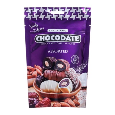 Финики с миндалем ассорти «Chocodate 100 гр.