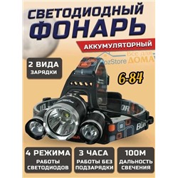 ФОНАРЬ НАЛОБНЫЙ, код 4692410