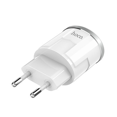 Адаптер Сетевой с кабелем Hoco C37A USB 2,4A/10W (USB/Micro USB) (white)