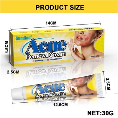 Мазь от прыщей Sumifun Acne Removal Cream, 30гр