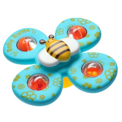 Набор игрушек для ванны «Спиннеры. Бабочки», 3 шт, на присоске, Крошка Я