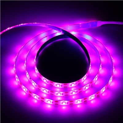 Фитолента светодиодная Luazon, 5 В, SMD5050, 2 м, IP20, 10.3 Вт, 60 LED/м, дим., USB