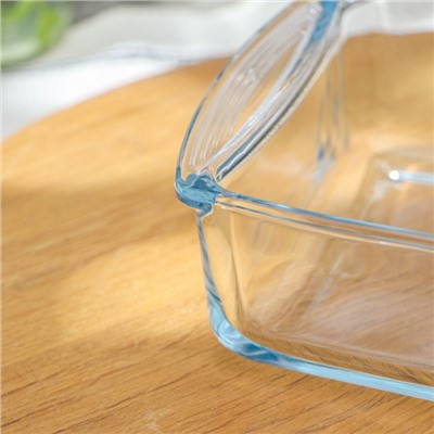 Форма прямоугольная для запекания и выпечки из жаропрочного стекла Borcam, 1,32 л