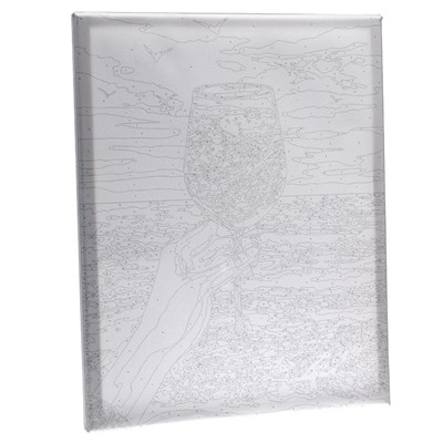 Картина по номерам на холсте с подрамником «Визуализируй. Океан», 40 × 50 см