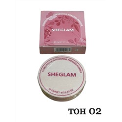 Пудра для лица матирующая Sheglam Powder, тон 02