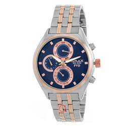 OMAX JSM007N004 (STEEL COLOR/ROSE GOLD)