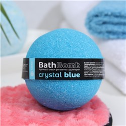 Бомбочка для ванны с шиммером Crystal Blue, 120 г 9226009