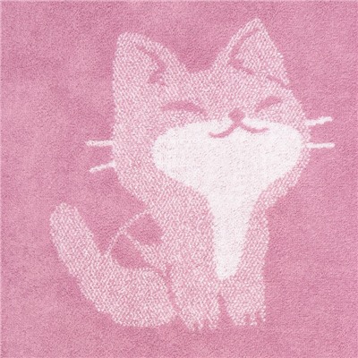 Полотенце махровое Этель «Игривый кот», 50х90 см, 100% хлопок, 420 г/м2