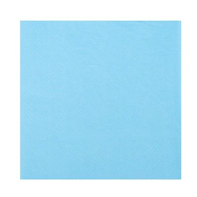 Набор бумажных салфеток, 25 см, 12шт  голубой