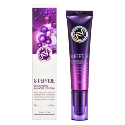 (Китай) Антивозрастной крем для век с пептидами Enough 8 Peptide Sensation Pro Balancing Eye Cream 30мл