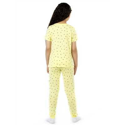 Комплект детский (футболка/брюки) Жёлтый