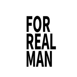 Пакет бумажный Прикол "FOR REAL MAN" 26x12x32 см (046)
