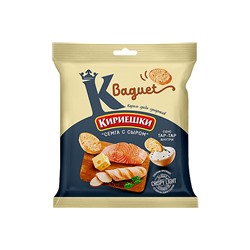 «Кириешки Baguet», сухарики со вкусом «Семга с сыром» и с соусом тар-тар, 70 г
