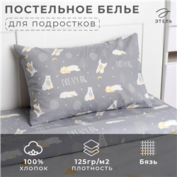 Постельное бельё "Этель" Большие мечты 143х215 см, 150х214 см, 50х70 см -1 шт, 100% хлопок, бязь 125 г/м2