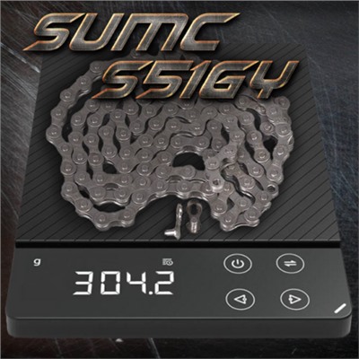 Велосипедная цепь SUMC 6,7,8 speed S51GY 1/2"x3/32"116L Pin Length 7.3mm ГОСТ 30442-97 ISO 9633/уп 50/