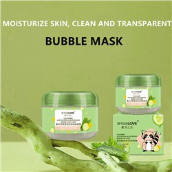 Кислородная маска Sersanlove Сucumber Bubble Mask с экстрактом огурца 100гр