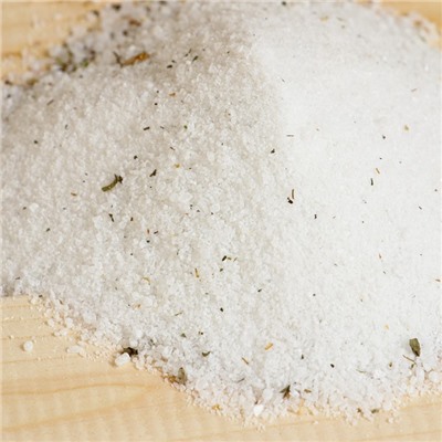 Соль для бани с травами "Ромашка" в прозрачной в банке, 400 гр
