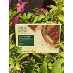 Мыло для увлажнения и отбеливания кожи  De Leaf Thanaka Moisturizing & Whitening Soap 100 g.