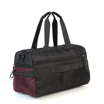 Текстильная сумка для фитнеса 3062 Блек/Бордо