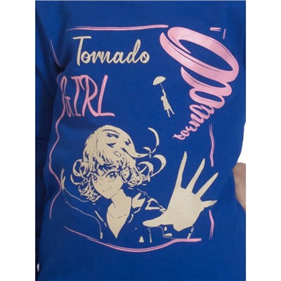 Свитшот детский tornado girl ФС5018П4 васильковый
