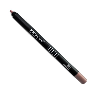 Provoc Полуперманентный гелевый карандаш для губ / ILLICIT Lip Liner Filler WP 224 Nude Brown, 1,2 г