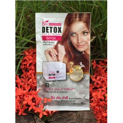 Лечебная детокс-маска для волос от Bio Woman, Detox Treatment Hair&Scalp Therapy Mask, 30 мл