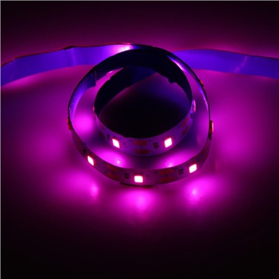 Фитолента светодиодная Luazon, 5 В, SMD5050, 0.5 м, IP20, 3.5 Вт, 60LED/м, USB, мультиспектр