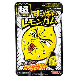 Жевательная резинка Marukawa Супер Кислый Лимон Япония 41,5г