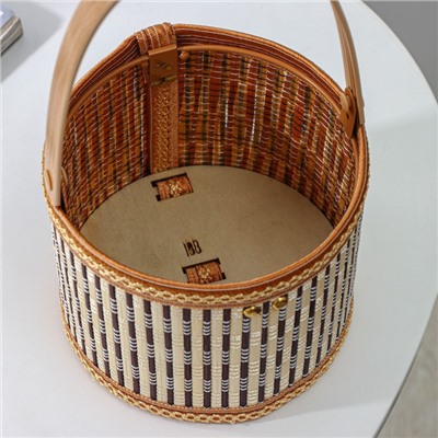 Корзина для хранения Доляна Nature, 15×15×12, бамбук