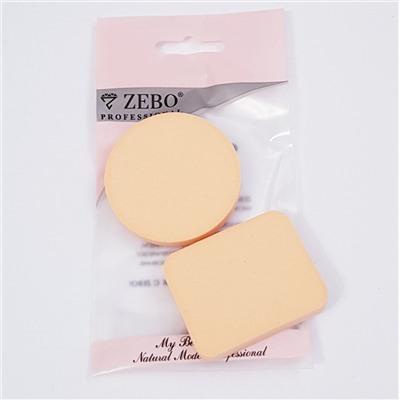 Спонж для макияжа ZEBO, 2 шт., 214-4035, арт.252.272