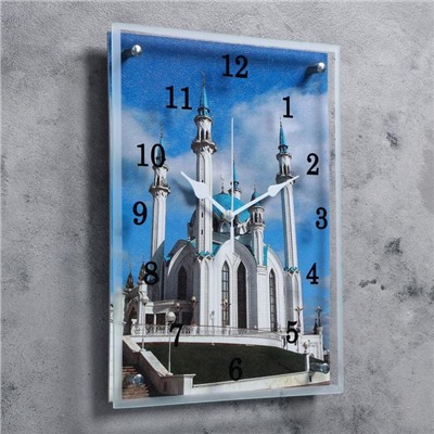 Часы настенные, серия: Город, "Мечеть Кул Шариф", 30х40  см