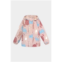 Куртка ВК 38095/н/2 Ал розовая пыль, цветные коты