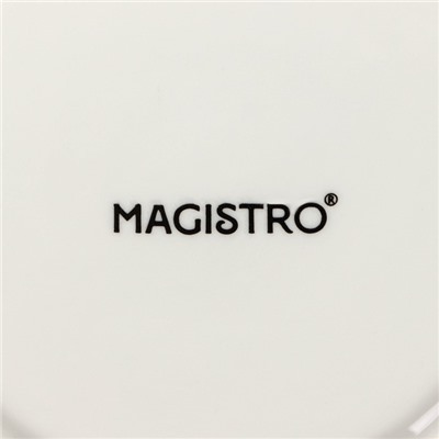 Чайник фарфоровый заварочный Magistro «Бланш», 500 мл, цвет белый