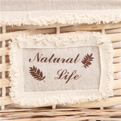 Корзина стеллажная "Natural life", 35х22х18 см