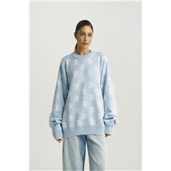 Джемпер Cotton Jacquard Light Blue