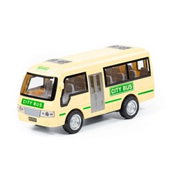 322953 Полесье "Городской автобус", автомобиль инерционный (со светом и звуком) (в пакете)