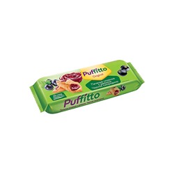 «Puffitto original», печенье слоеное c начинкой «Черная смородина», 125 г