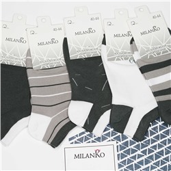 Мужские носки спортивные (Узор 1) MilanKo N-158
