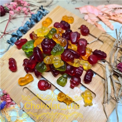 «Бегемотик Бонди», мармелад воздушный с соком ягод и фруктов