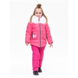 Комплект зимний для девочки Ева 111904 розовый DISVEYA