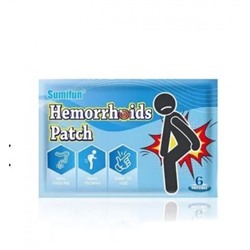 Sumifun Пластыри от геморроя Sumifun Hemorrhoids Patch, 1 упаковка(6 патчей)