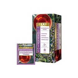 «Fitto», чай травяной Meditation Альпийские травы, 25 пакетиков, 37,5 г